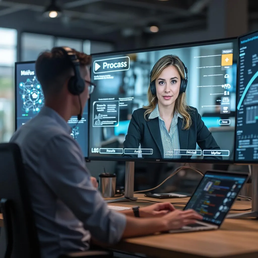 Virtual consultation setup